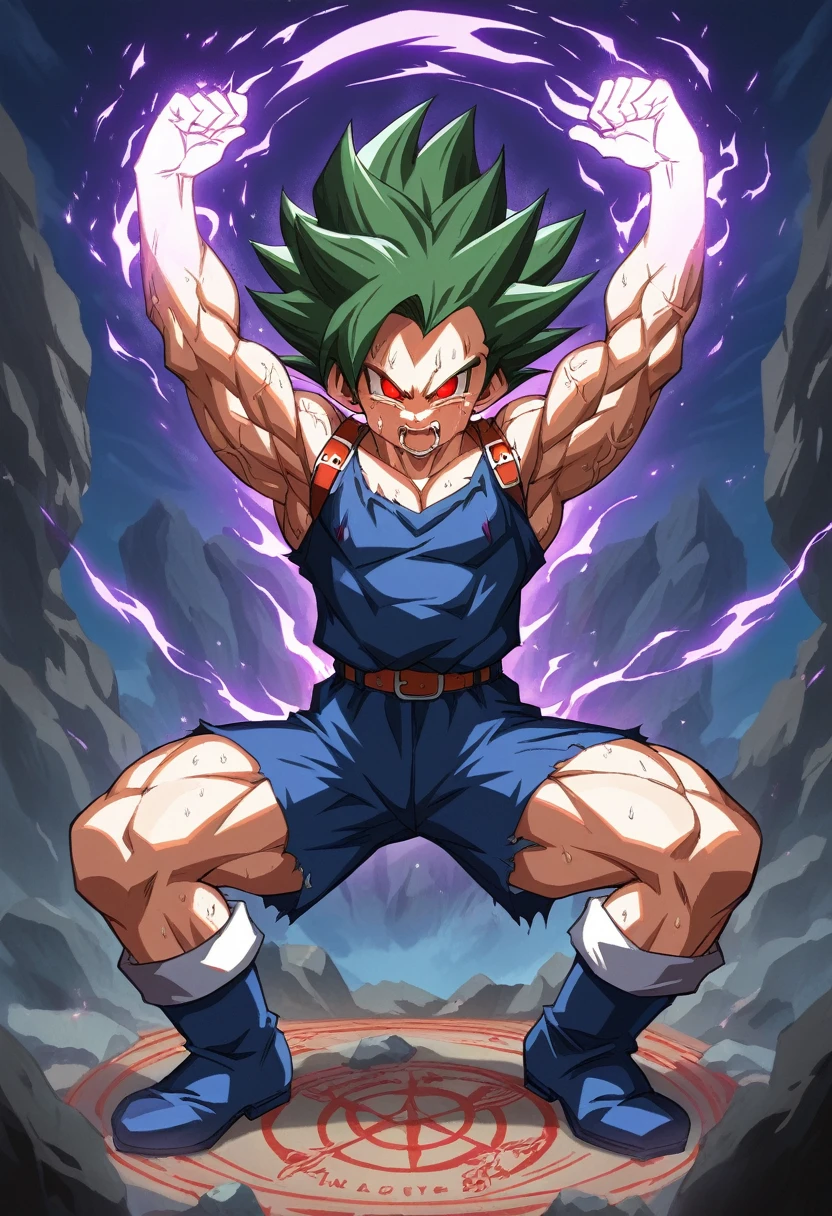 Highest quality,8k,Intricate details,Detailed,Huge muscles,Crying face,Lots of drool and sweat,Harness,Young face,teenager face,Huge erect penis,Full body image,Young body,Muscular legs,Wearing boots,Large, toned muscles,Goku,super saiyan,Imminent sexual activity,Demon body, wings and horns,Shaking violently,Group Sex,Obscene tattoos,Fantastic magic circle,Ekiben,Massive ,(((Enveloped in a large purple flame aura,Wide-area aura,Red glowing eyes))),Take a dip in the hot springs of Japan,Large jagged fangs,Orgy,Wukong,Gohan,Goten,Emerald green hair,Stretching pose,