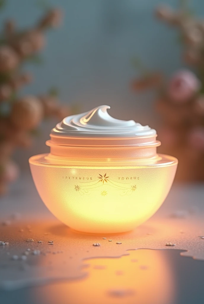 Beauty cream gar pic print on gar tuba glowing beauty cream