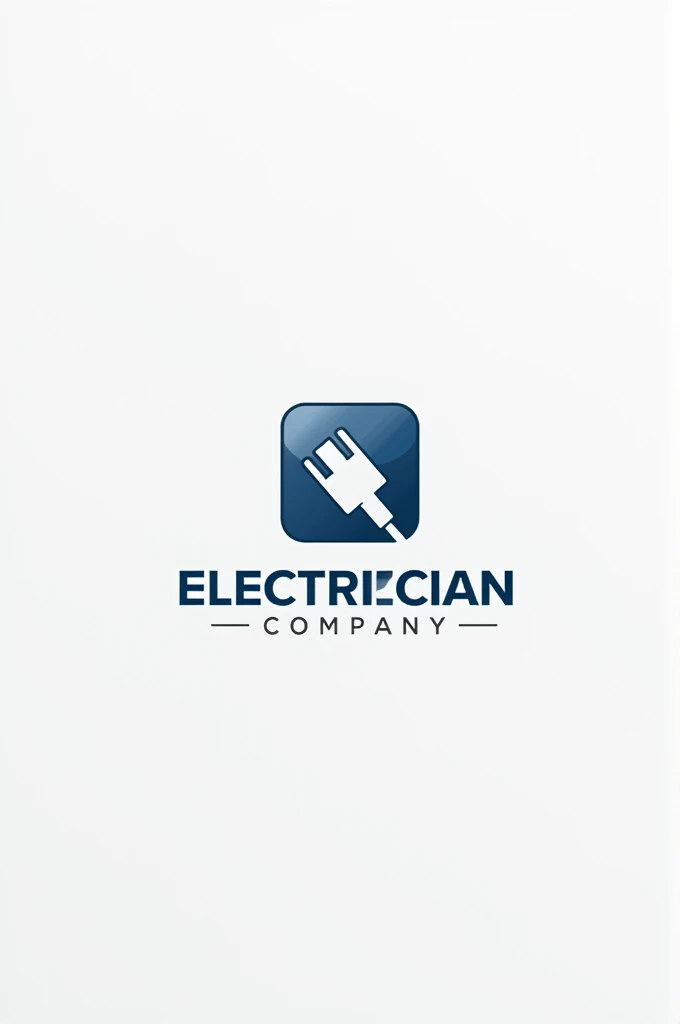 Make a logo for a minimalist electrician company