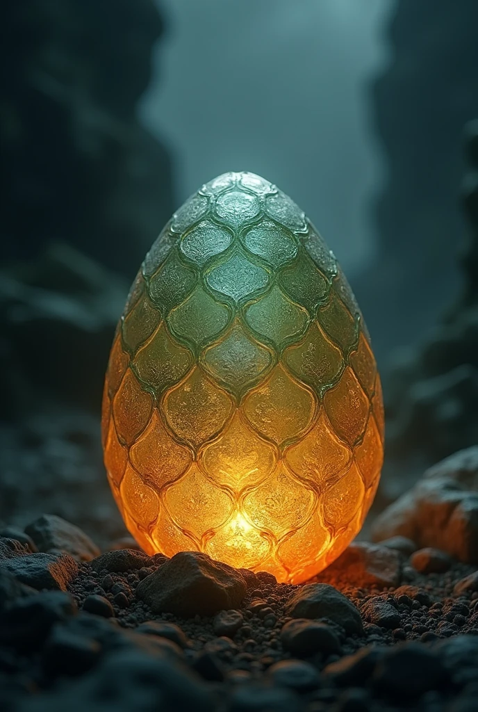(photorealism:1.2), magic dragon egg. Inspired by Japan, dark and gloomy. magic egg. A single egg, just one egg.