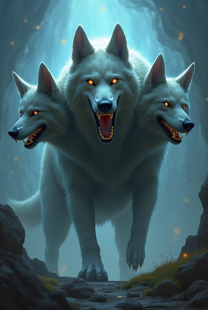 Dog with 3 heads