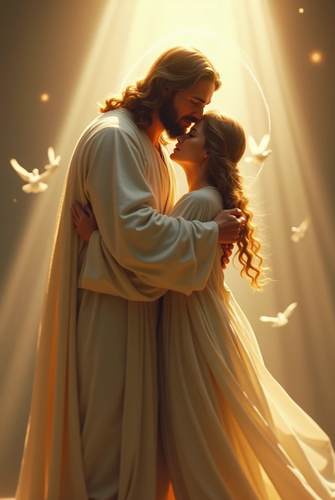 Jesus coming to hug me




