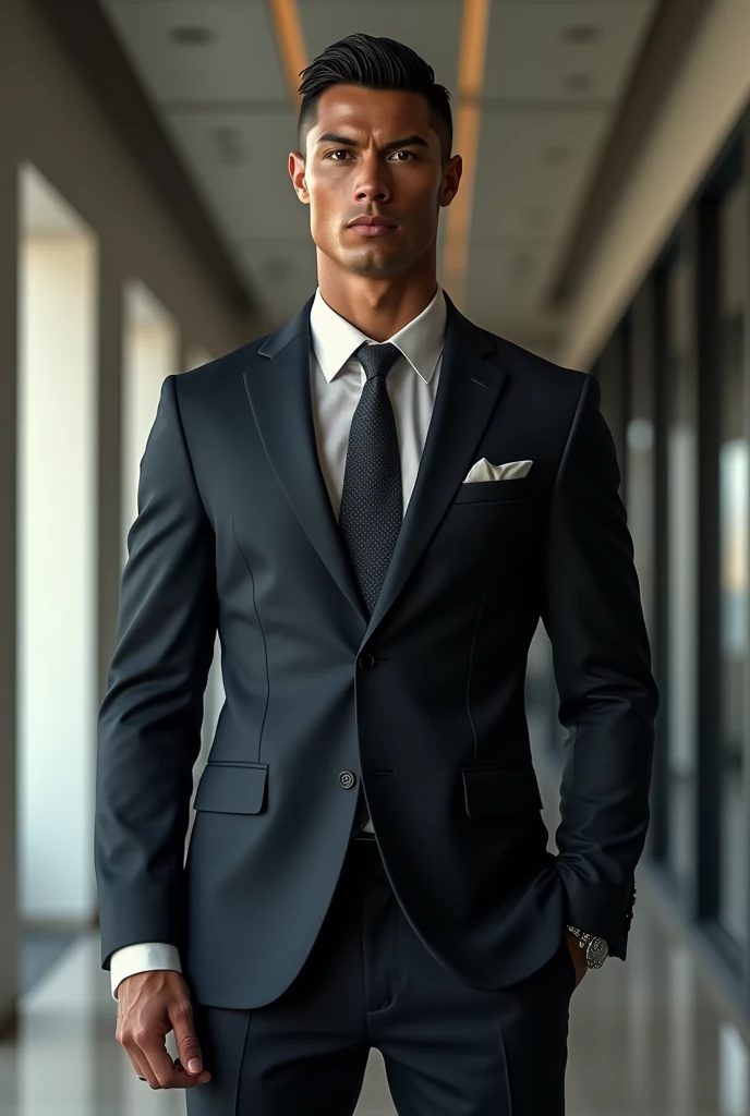 Make Ronaldo the phenomenon in a suit 
