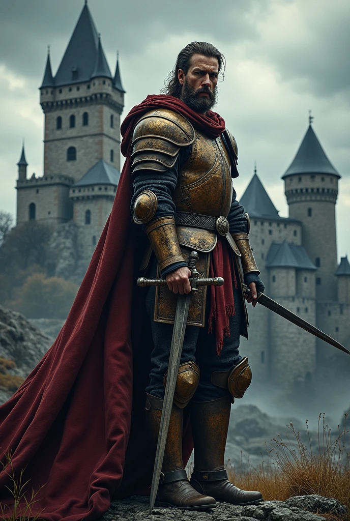 Create wallpaper, with the medieval warrior theme another