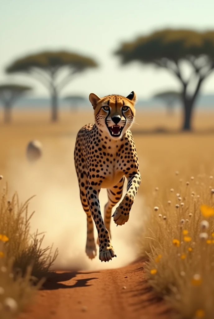 Cheetah running