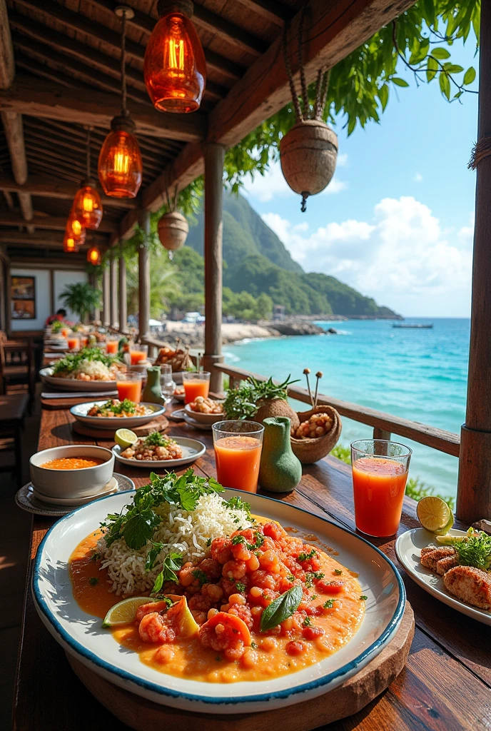 Create a cevicheria called cevicheria erizomar and have fish and sea urchins seafood