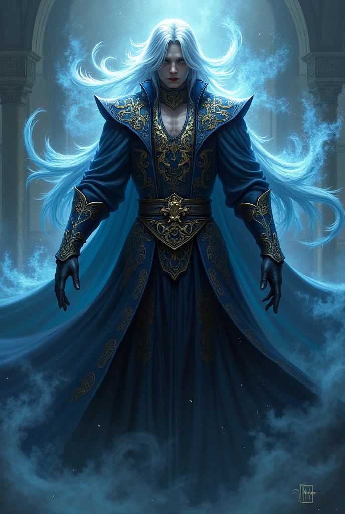 Devil may cry 5 character Vergil as a very powerful God of magic