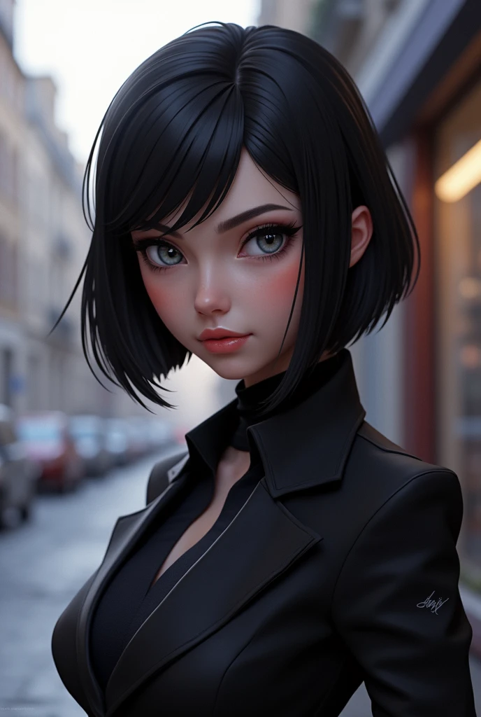 What would Kagami Tsurugi from miraculous look like if she was a real human?.