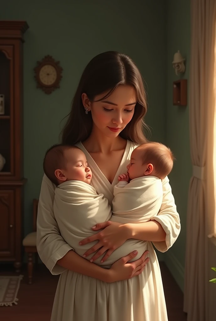 And it came to pass that, on the third day, after my birth, This woman also had a son; we were together; no stranger was with us in the house; just the two of us in that house