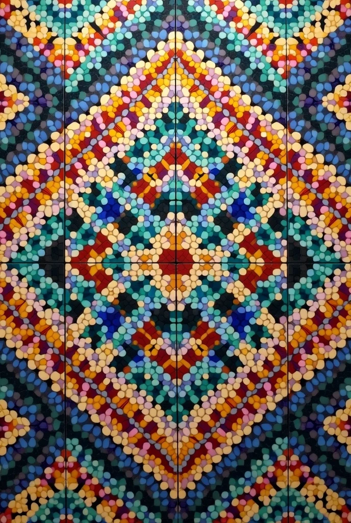 A symmetrical mosaic