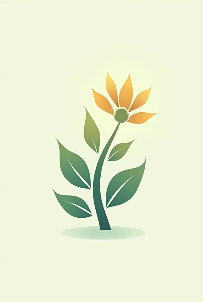 a logo for a rehabilitation center for drug-using patients , A simple and elegant design that combines natural elements (like a flower or a tree) with shapes that represent movement and renewal. The colors could be warm and soft tones, like green and blue, to transmit calm and hope.