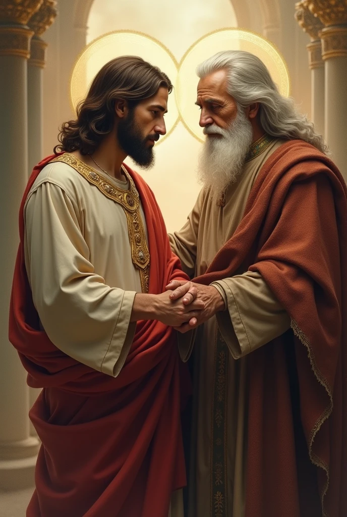 Pictures of Jesus and the Prophet Isaiah