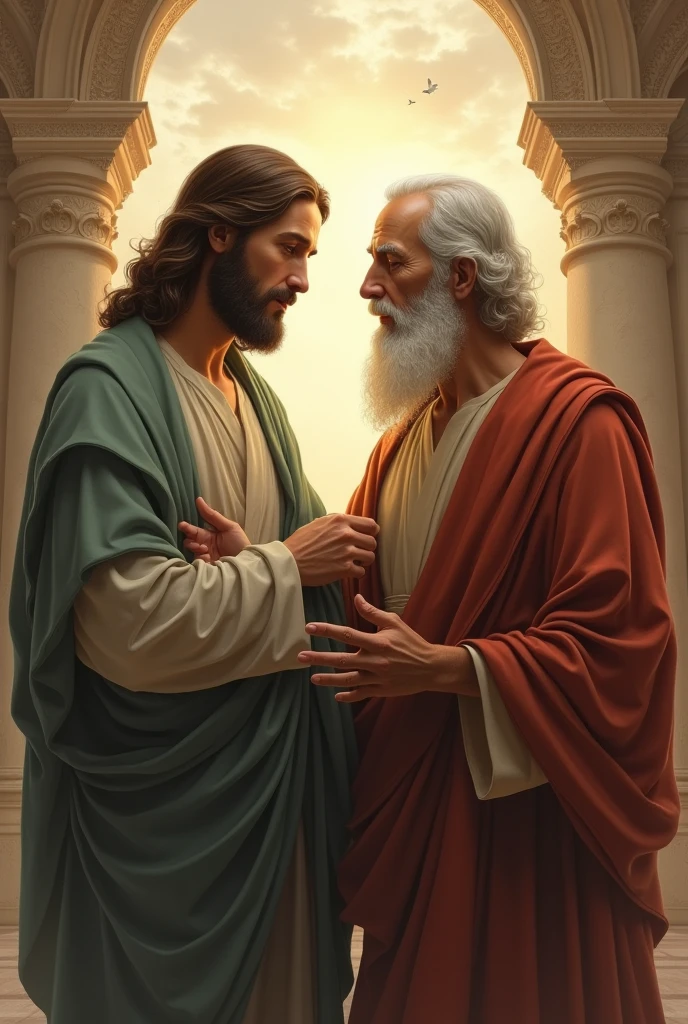 Pictures of Jesus and the Prophet Isaiah 
