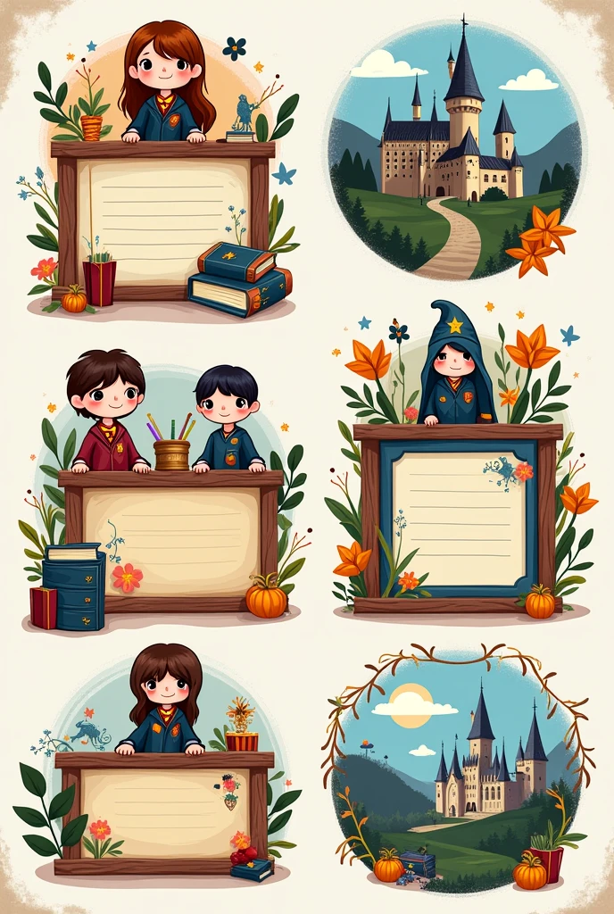 You could create Harry Potter labels for school But not as realistic
