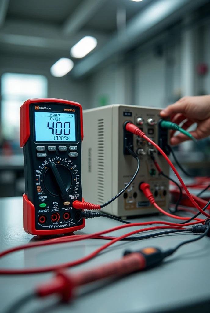 picture of how to connect a multimeter electrical measuring instrument to an electrical circuit
