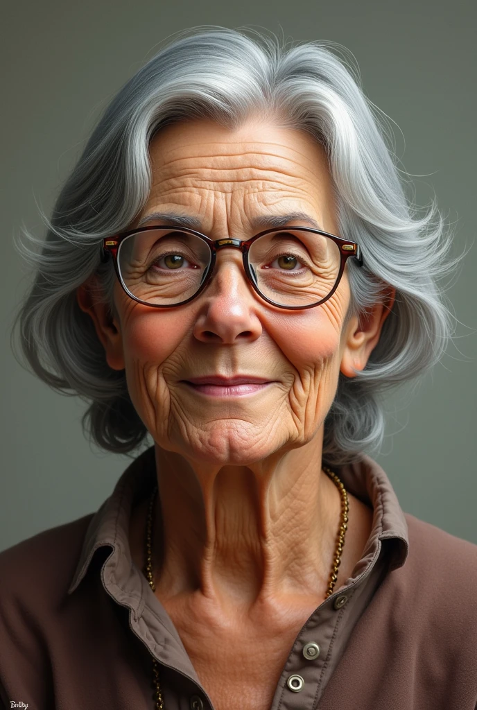 image of an older middle class woman