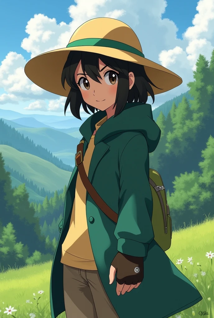 Young girl trainer disguised as a man