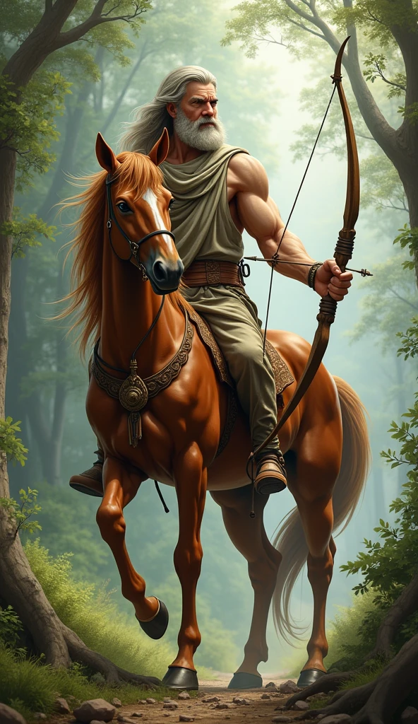 Sagittarius, the wisest of the centaurs, half man, half horse.