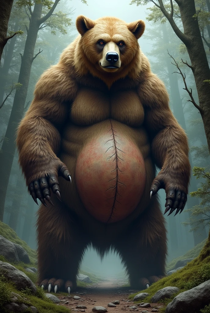 big old bear with big dick