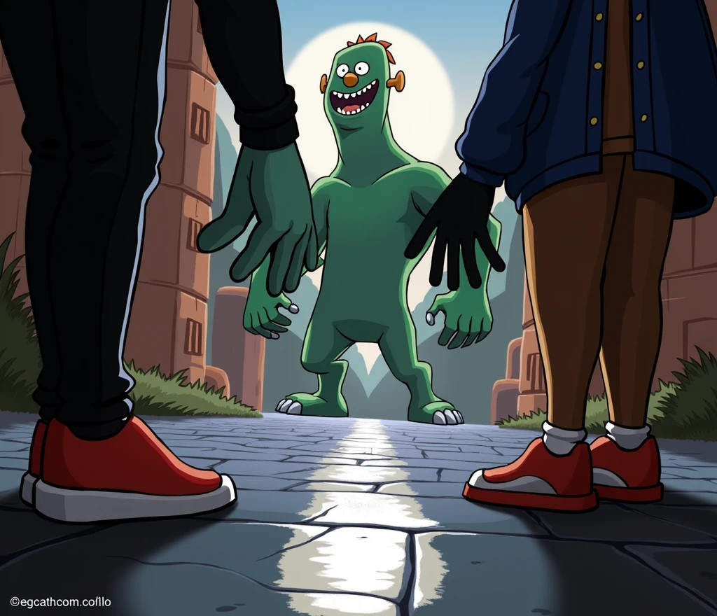 Turn this image into a Cartoon