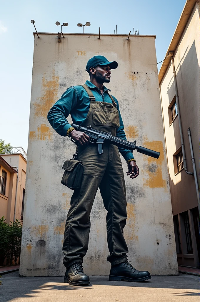 you can create graffiti, well designed with neutral colors on the importance of work