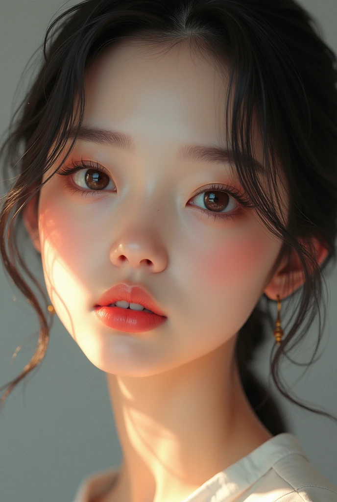 Asian Beauty、National Treasure、Super beautiful girl、high school student、Eyes々Crisp、Curled eyelashes