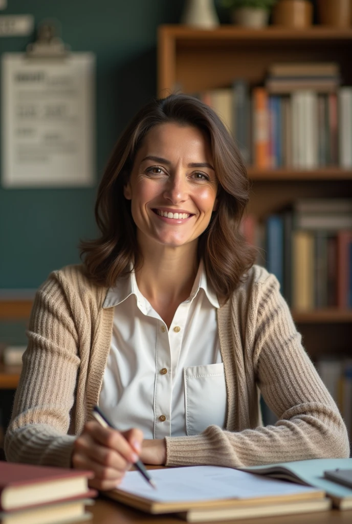 creates a woman teacher