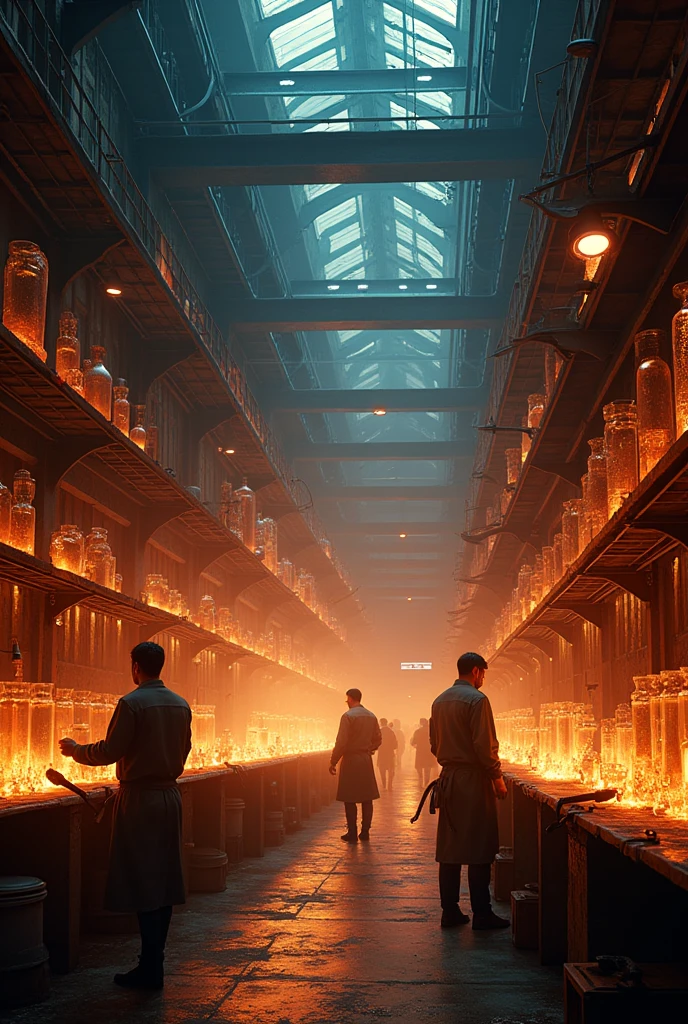 a glass factory