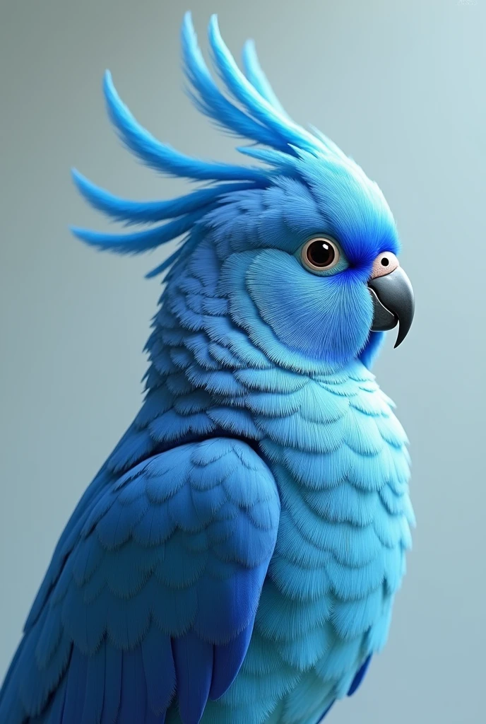 Blue cockatiel
