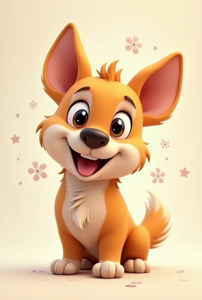 Make a smiling dog