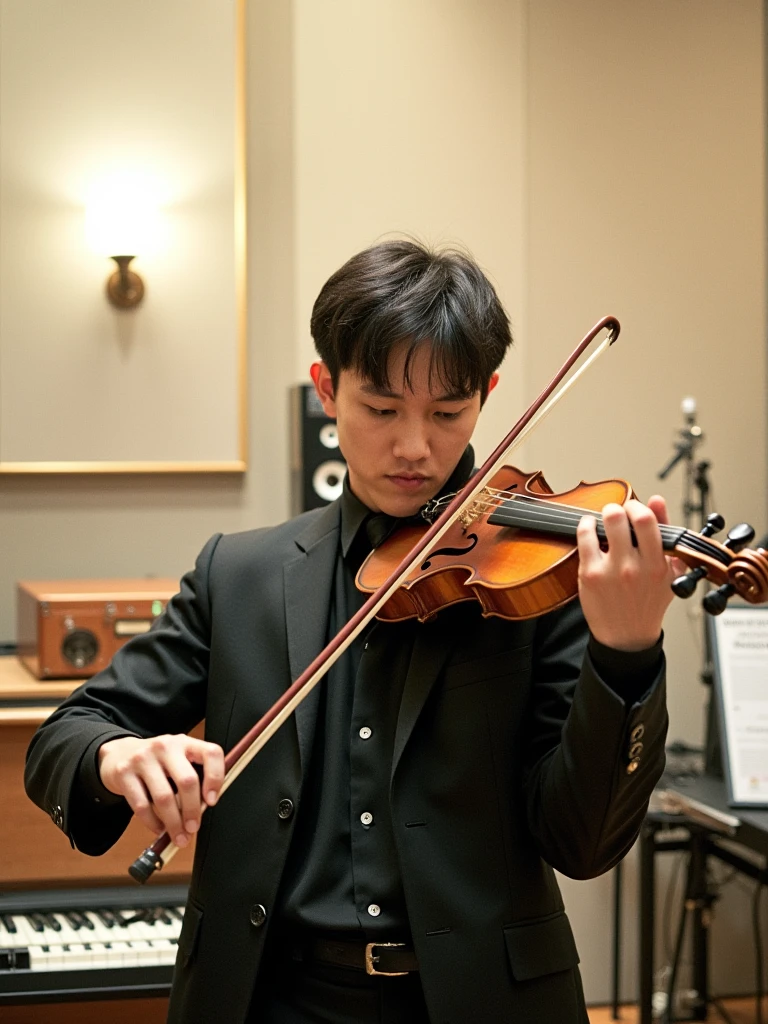 独奏, Background in music studio ,High resolution,