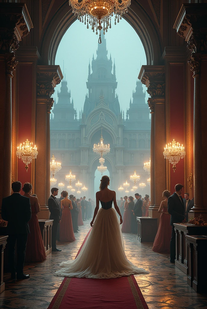 "On one occasion, the palace announced the holding of a royal ball, in order to find a worthy wife for the prince. Cinderella expressed a desire to attend the event, but her stepmother stopped her from going."