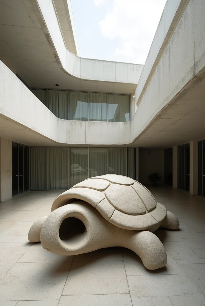 Cobogó that resembles a turtle