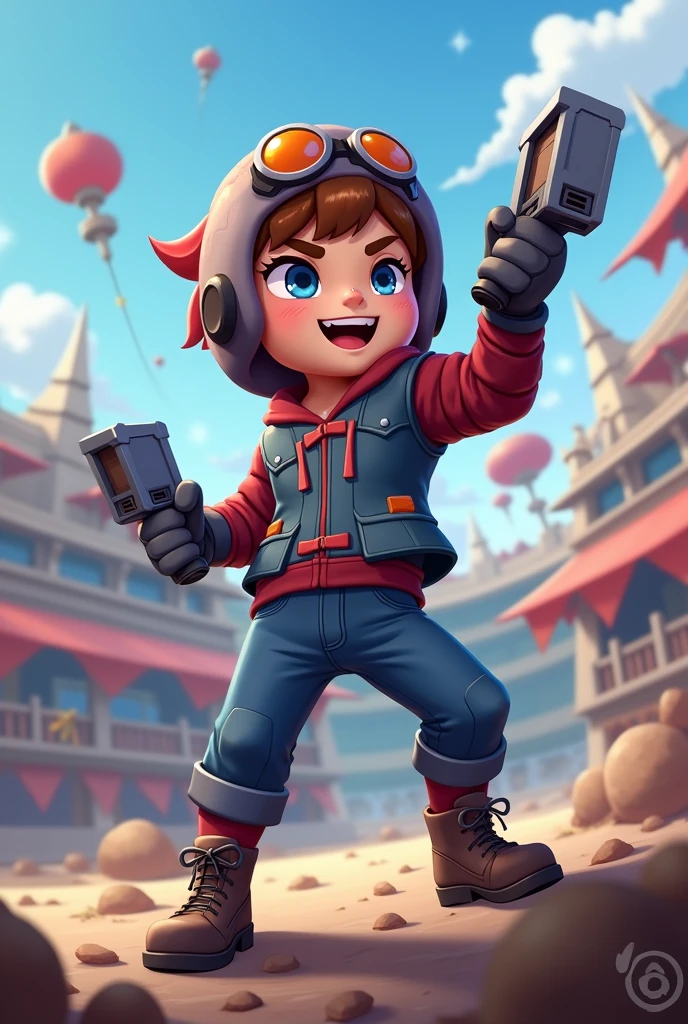 Gere uma FT de uma personagem de brawl Star 
