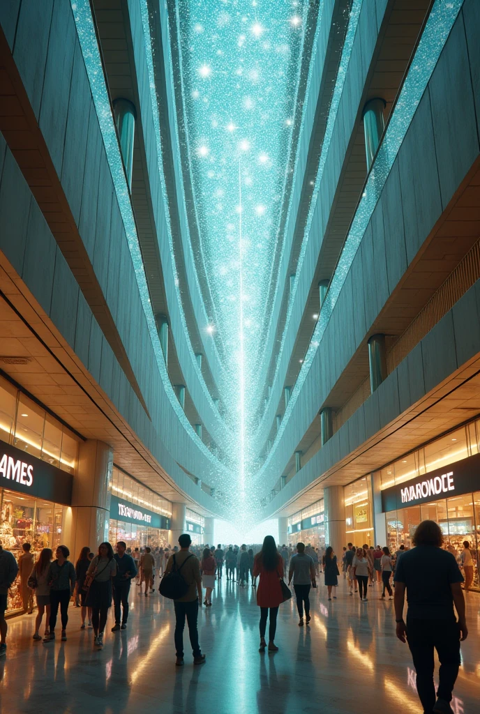 interdimensional portals in a mall