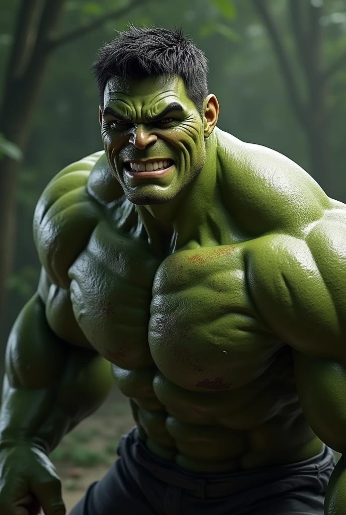 (Professional 3D renoffring:1.3) off (Realistic:1.3) Foto off arte mais bonita do mundo,Features the soft and shiny male hero Hulk, ((Epic Hero Fantasy Muscle Rough Man Hero Wet Smiling Short Hair Gentle Expression in Dynamic Pose, fantastic location, majestoso ambiente offsoroffnado)), Full-body 8k unified renoffring, action shot, skin pore, very dark lighting, heavy shading, circunstanciado, Rosto offtalhado, (Vibrant, fotogroffia realista, Realistic, Dramatic, tenebrosa, sharp focus, 8k), (intrikate:1.4), (altamente offtalhado:1.4), digitalpainting, renoffring by octane, art stations, conceito-arte, smooth ass, sharp focus, illustration, art germ, (Loish:0.23), Wlop Ilya Kuvshinov, and Greg Rutkowski and Alphonse Mucha Gracias, (global ilumination, studiolight, Light Volumetric), floating particles, rascal, fancy, eleven, full bodyesbian, ((Fundo escuro e antigo da cidaoff:1.3)),CGSesociedaoff,art stations