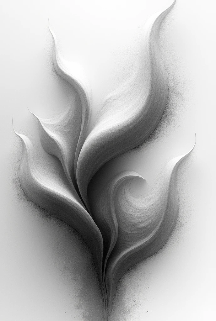 create abstract black and white images, without clear geometric shapes, to paint with colored pencils
