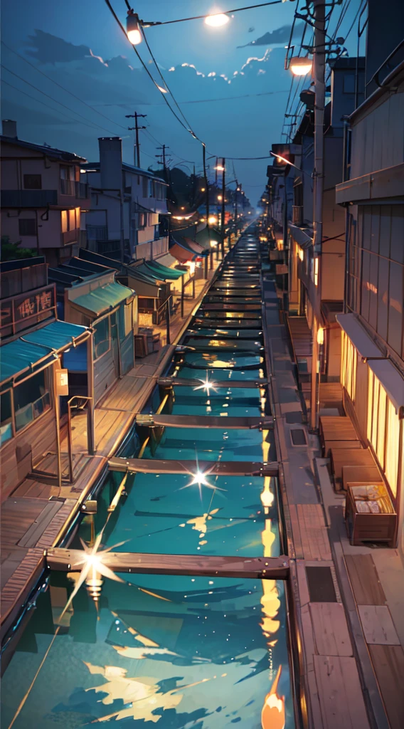 Anime train on tracks through body of water, image by Makoto Shinkai, pixiv, concept art, lofi art style, reflection. Enhanced detail, perfect picture quality. by makoto shinkai, lofi art, beautiful anime scenes, anime scenery, detailed scenery—width 672, in style of makoto shinkai, style of makoto shinkai --auto --s2