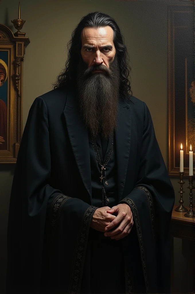 Create a drawing about Grigori Rasputin