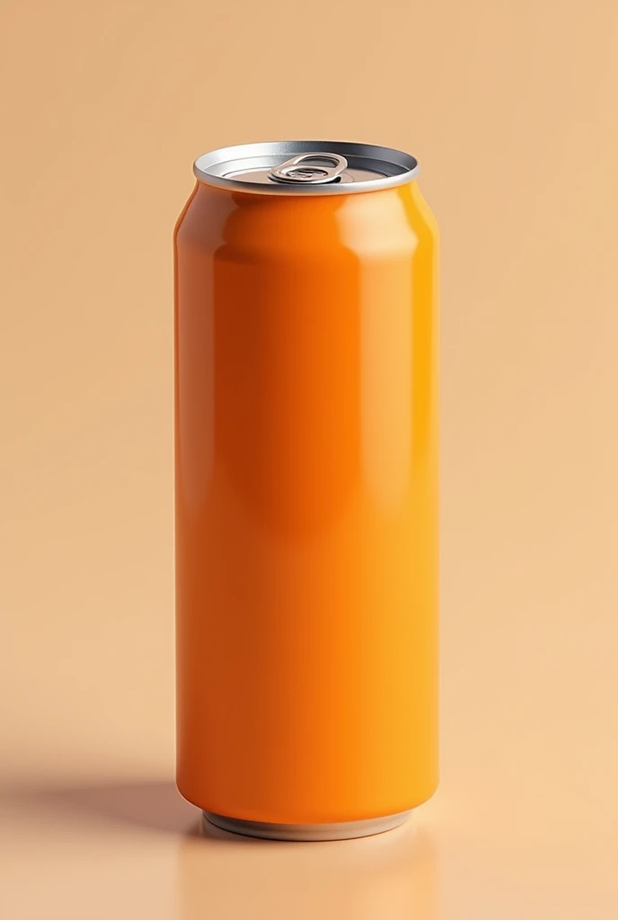Orange Realistic Soda Can