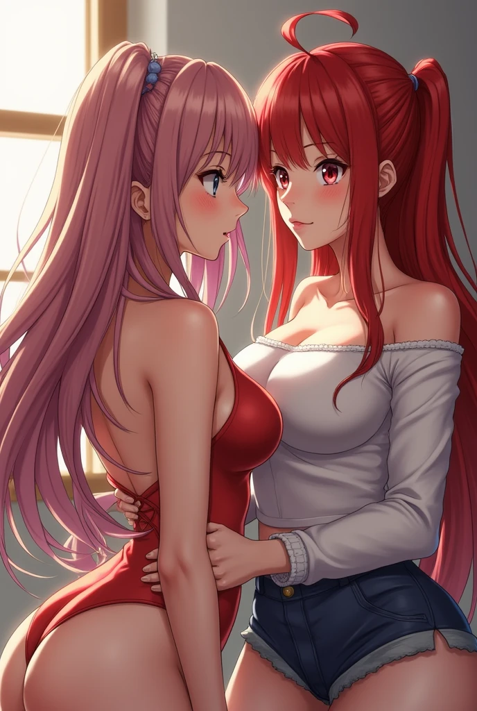 Make two women have sex anime style