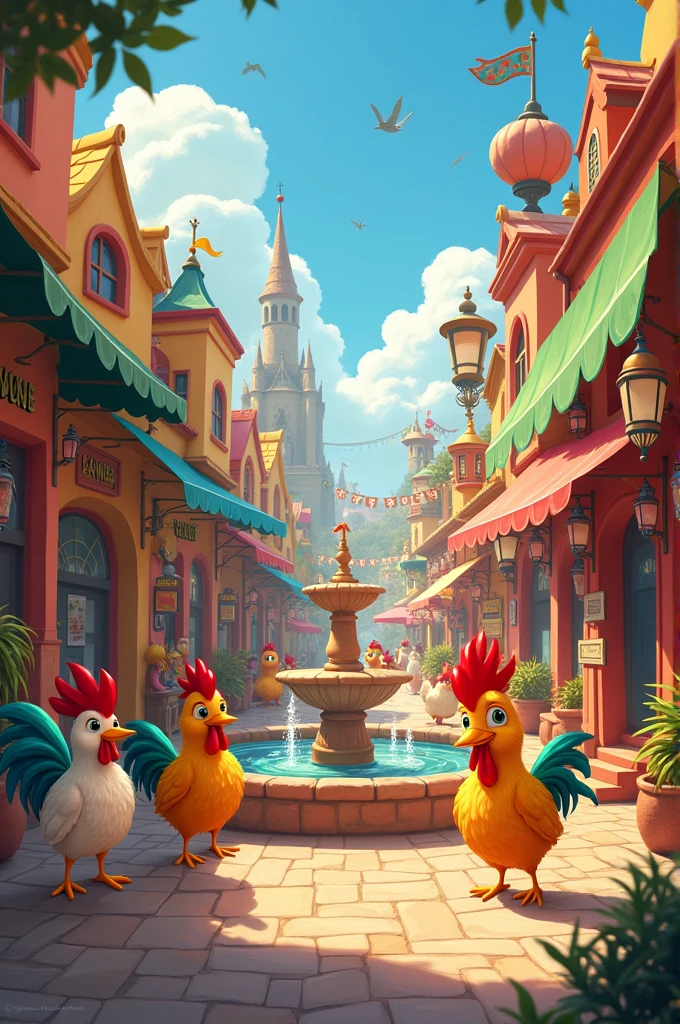 Generates an image of a pollolandia location