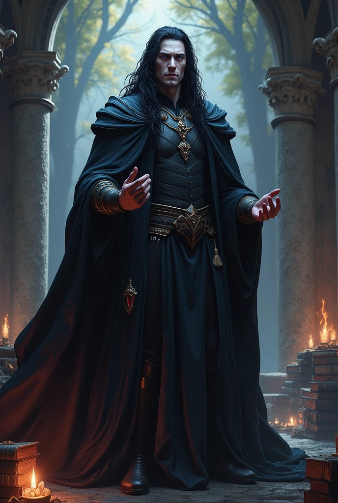 Make a man, strong and tall and very attractive, Rhaegar has midnight-black hair and violet eyes, with pale skin that makes her appear almost ethereal. he inherited her mother's talent for the occult arts, and has a fascination with mysteries and
Medieval era, middle ages