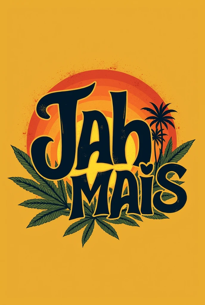 Create a logo for a reggae band named JahMais.