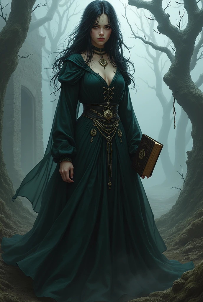 Young Girl Necromancer Witch RPG