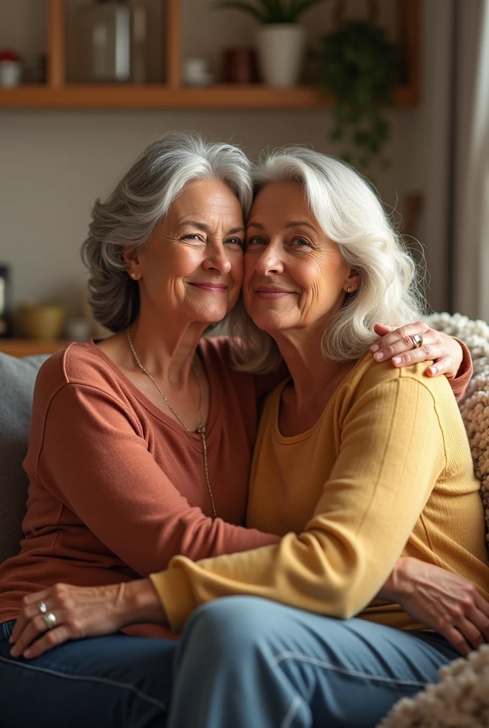 Two middle-aged mothers