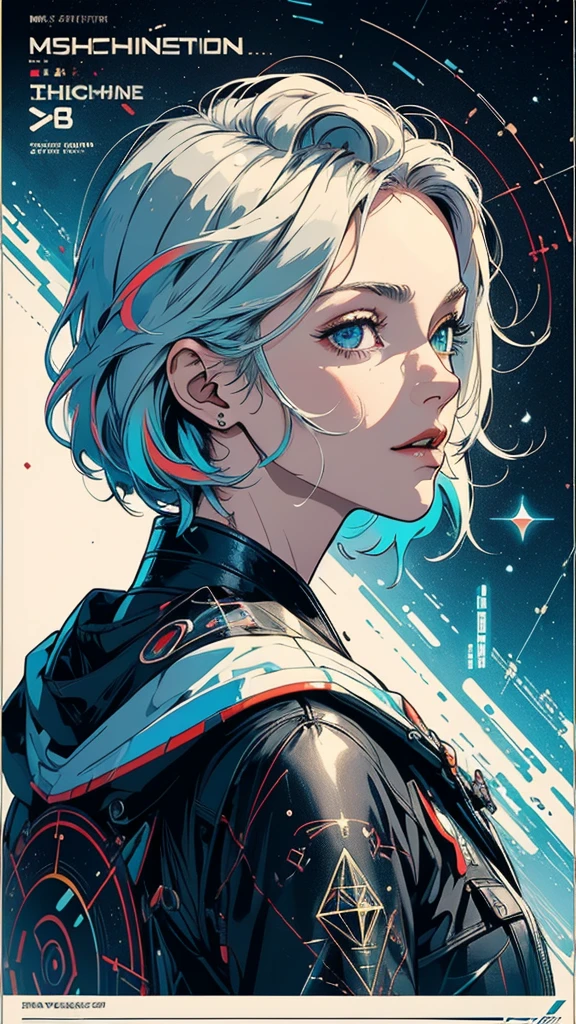 (((masterpiece, highest quality))),(((solo:1.2))),(((1girl:1.2))),32k wallpaper, very detailed, poster, vintage science fiction,(((((geometric cinematic movie poster))))), (bauhaus), shape,(((abstract))),(mid century modern),movie poster,(((((portfolio))))),(((((Close-up))))),(((((bust up))))),((((more various angle)))),(((highlight))),Vast landscape,((((heterochromia)))),(((complete. detailed face))),(((Extremely talented))),(((most complecated machine))),unlimited colorful color scheme