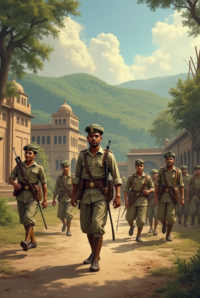 Balachiri army school in gurajart during 1939