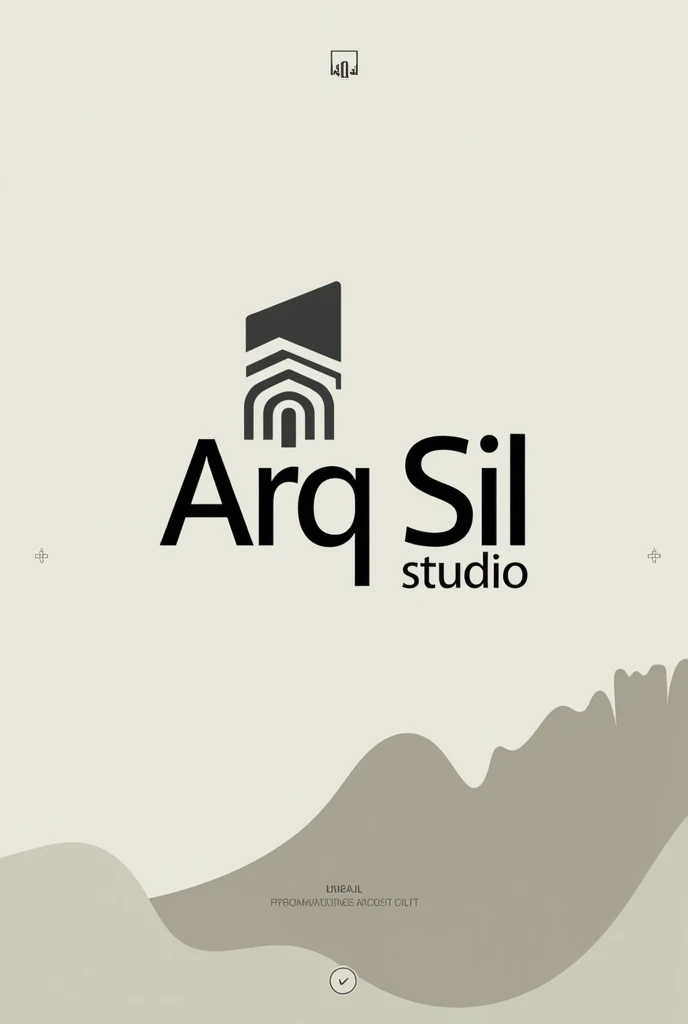 Give me 2 logo ideas for an architecture studio called Arq sil studio