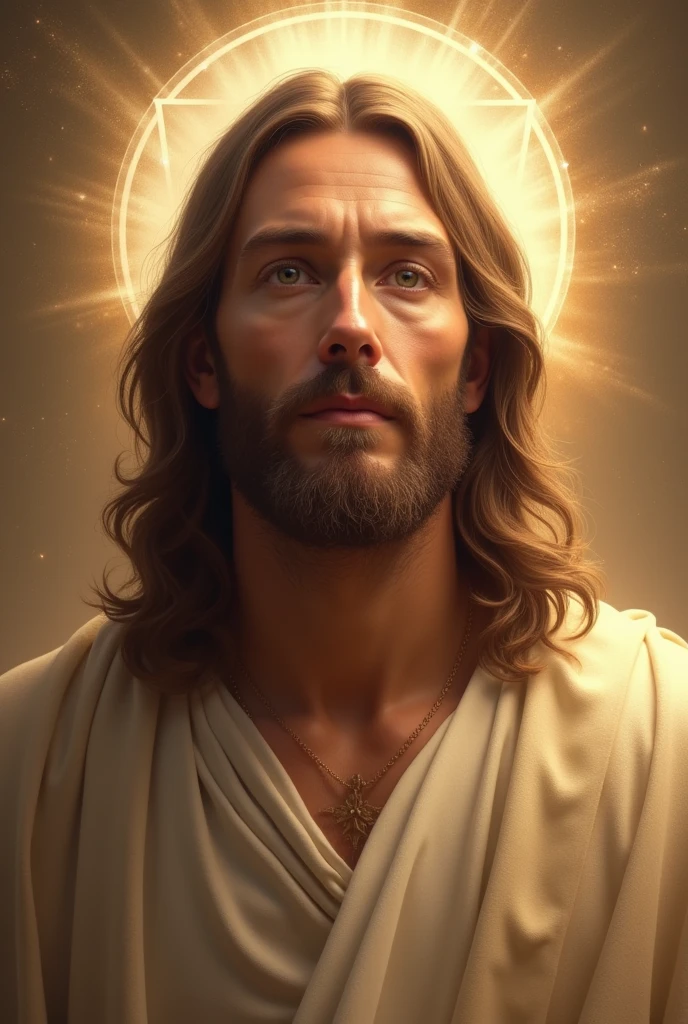 Create a image of Jesus, looking forward to the camera.